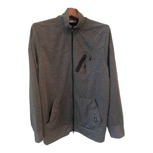 Spyder Active Men’s Full Zip Breathable Moisture Wicking Jacket, Gray XL